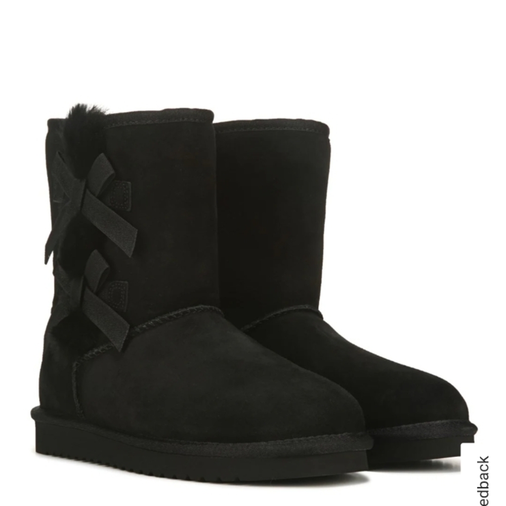 Like New Koolaburra Black Suede Winter Boots